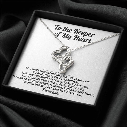Keeper of My Heart Necklace Gift