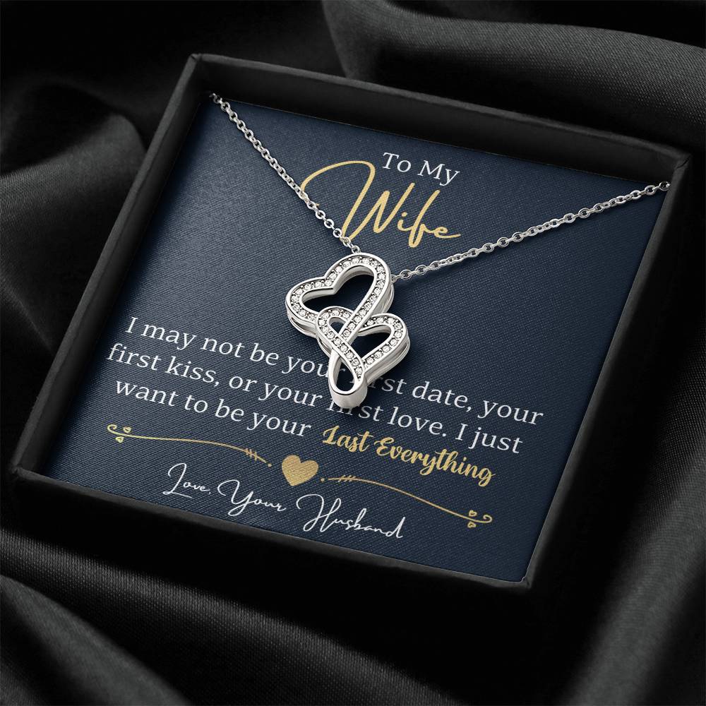Heart to Heart Necklace The Perfect Gift for Your Wife - Handcrafted and Personalized-[Heartfelt Family Gift]