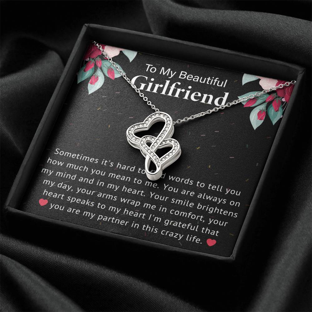 Girlfriend Heart to Heart Necklace Gift-[Heartfelt Family Gift]