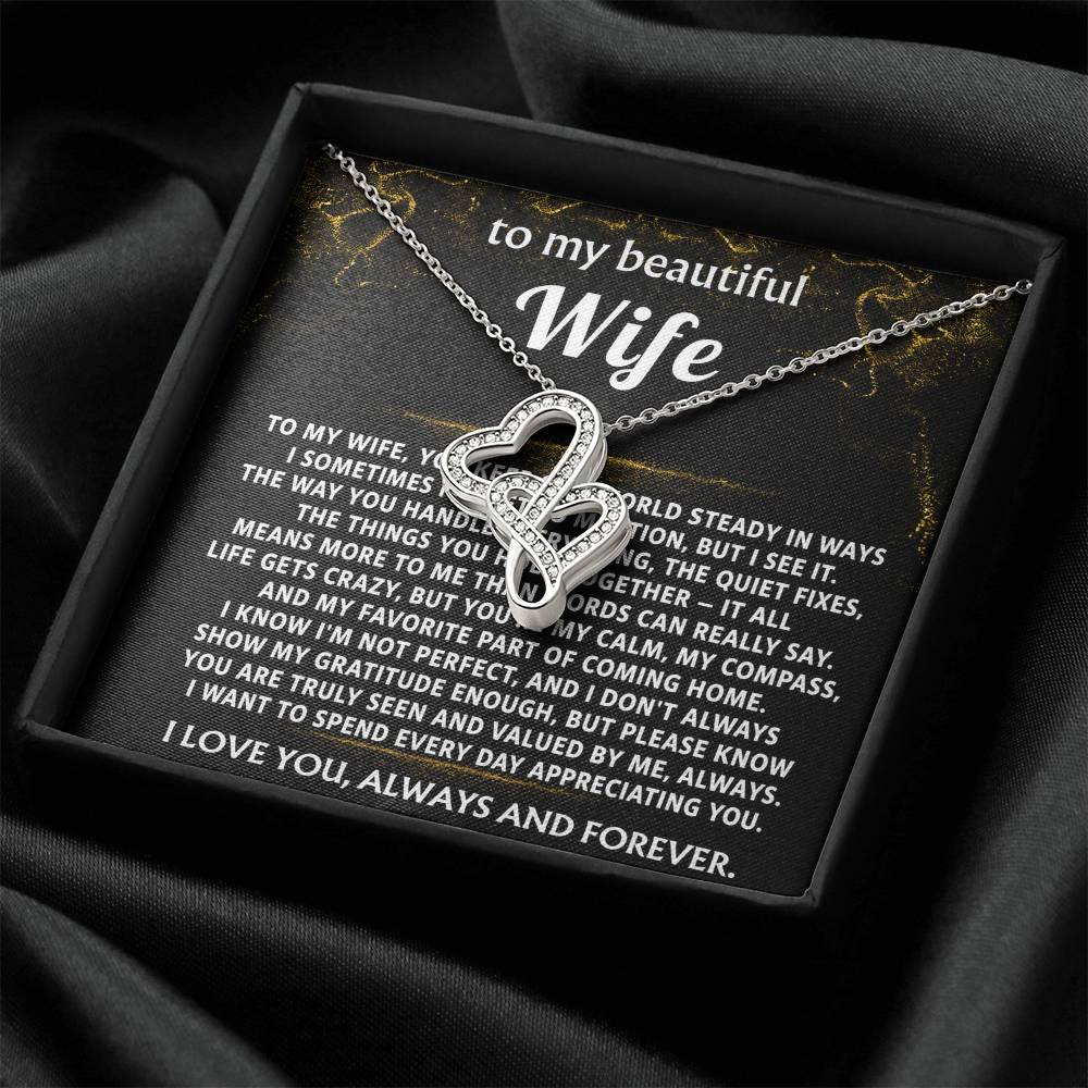 To My Wife, You are my calm, my compass.