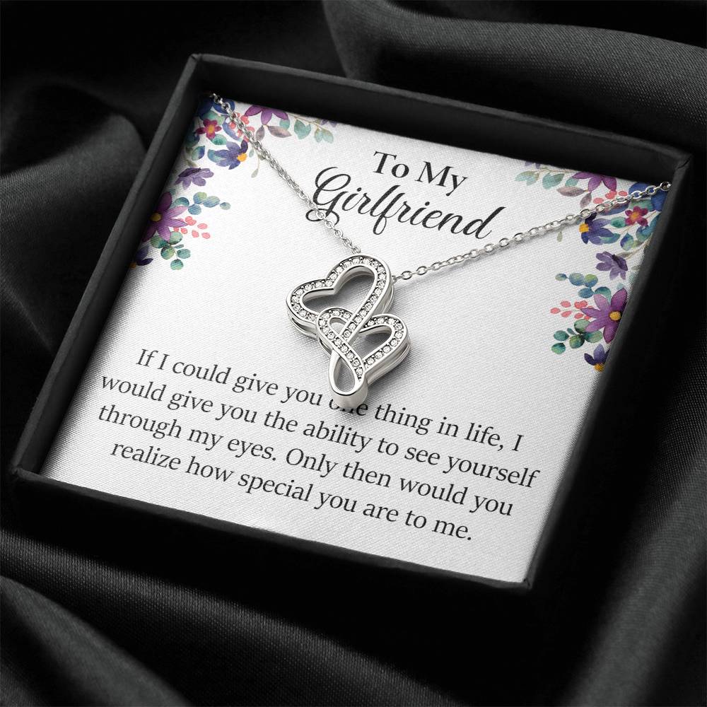Girlfriend Heart to Heart Necklace Gift-[Heartfelt Family Gift]