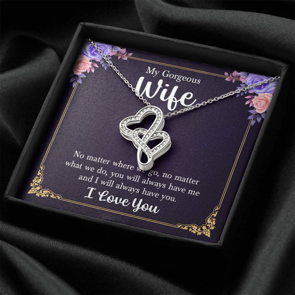 Wife Heart Necklace Gift-[Heartfelt Family Gift]