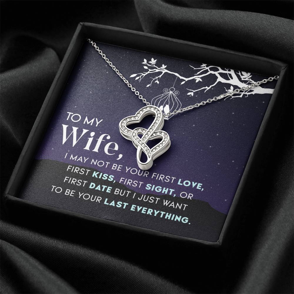 Wife Heart to Heart Necklace gift-[Heartfelt Family Gift]