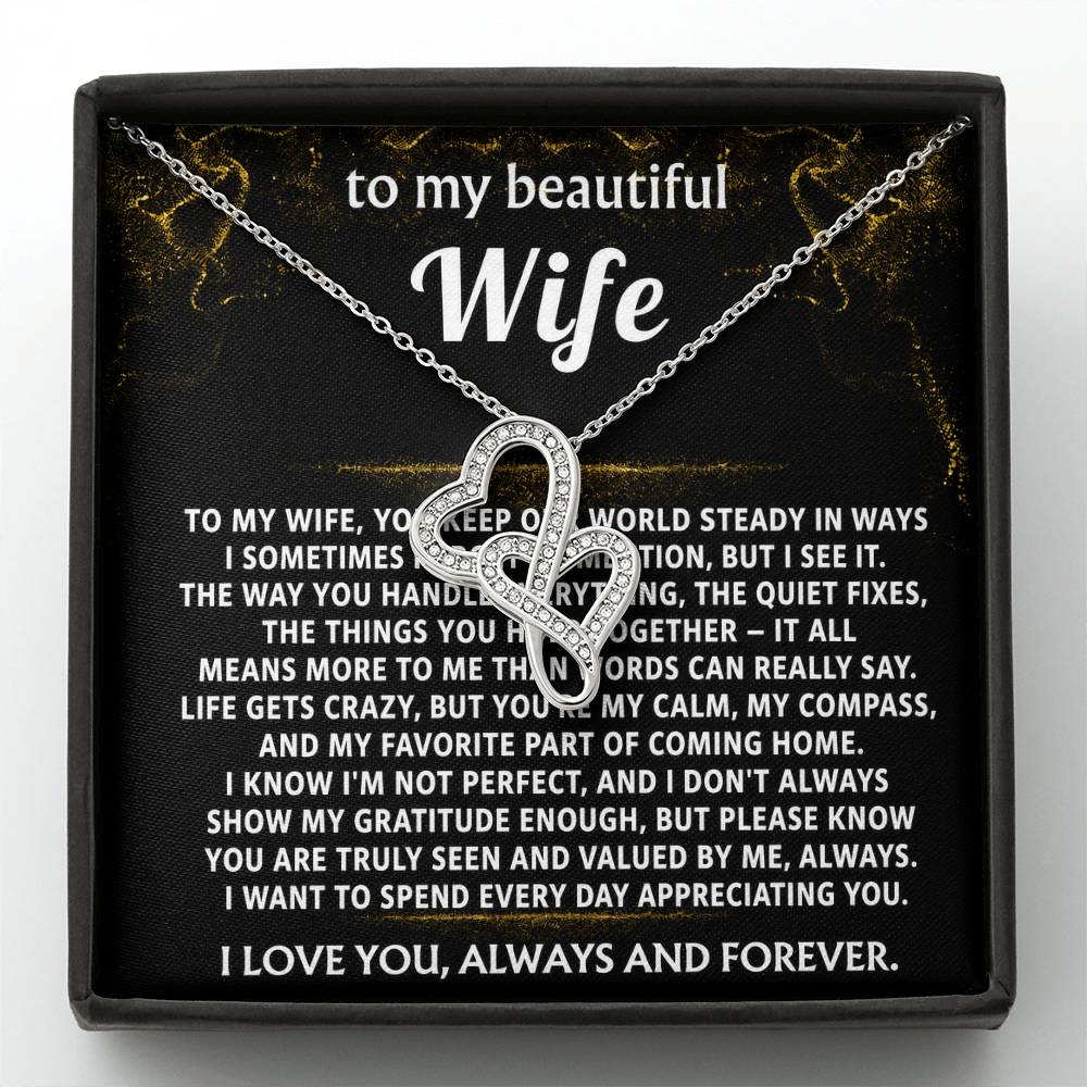 To My Wife, You are my calm, my compass.