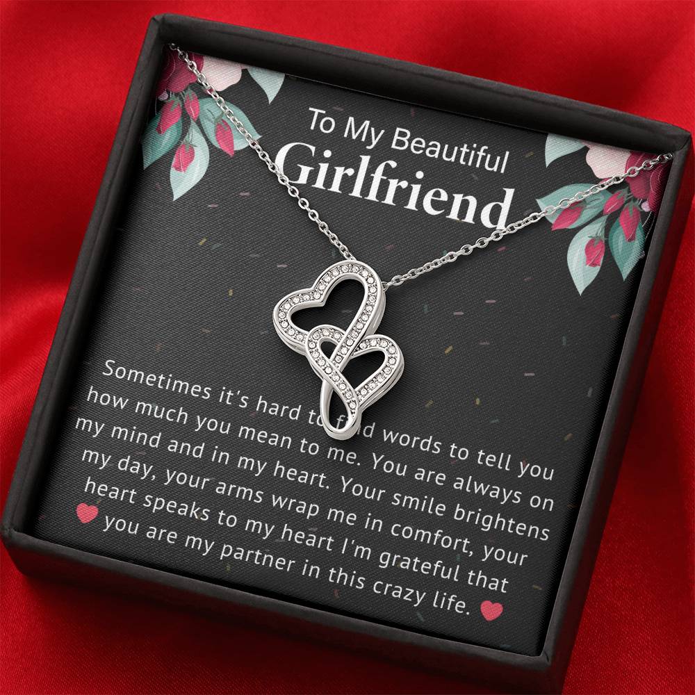 Girlfriend Heart to Heart Necklace Gift-[Heartfelt Family Gift]