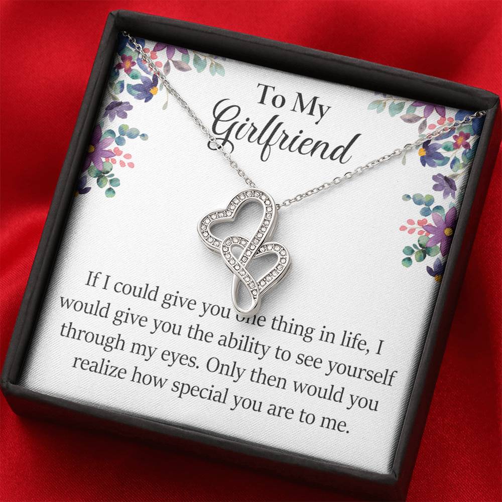 Girlfriend Heart to Heart Necklace Gift-[Heartfelt Family Gift]