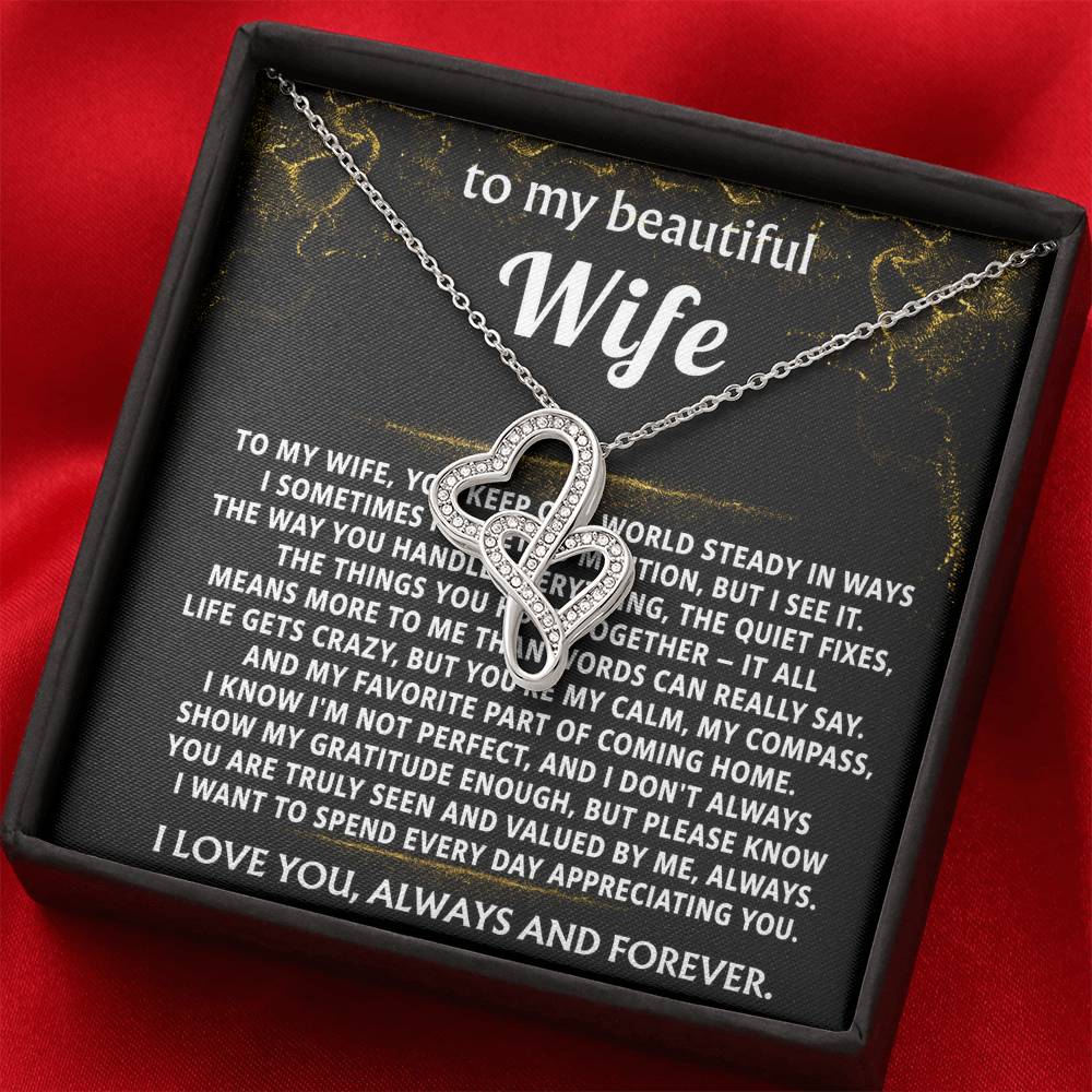 To My Wife, You are my calm, my compass.