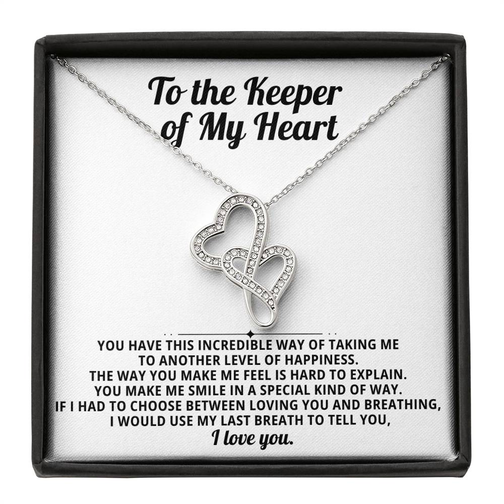 Keeper of My Heart Necklace Gift