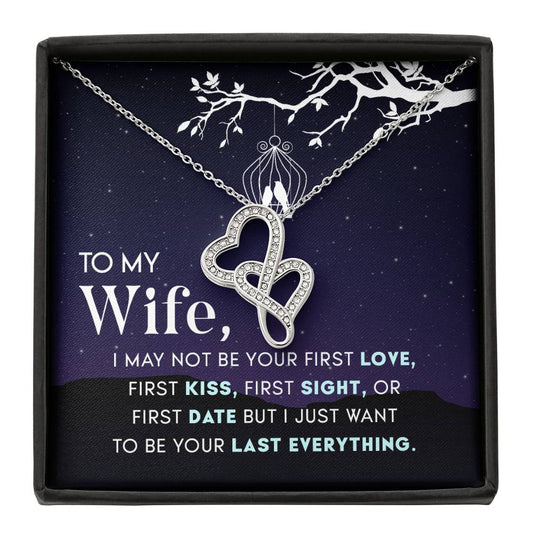 Wife Heart to Heart Necklace gift-[Heartfelt Family Gift]