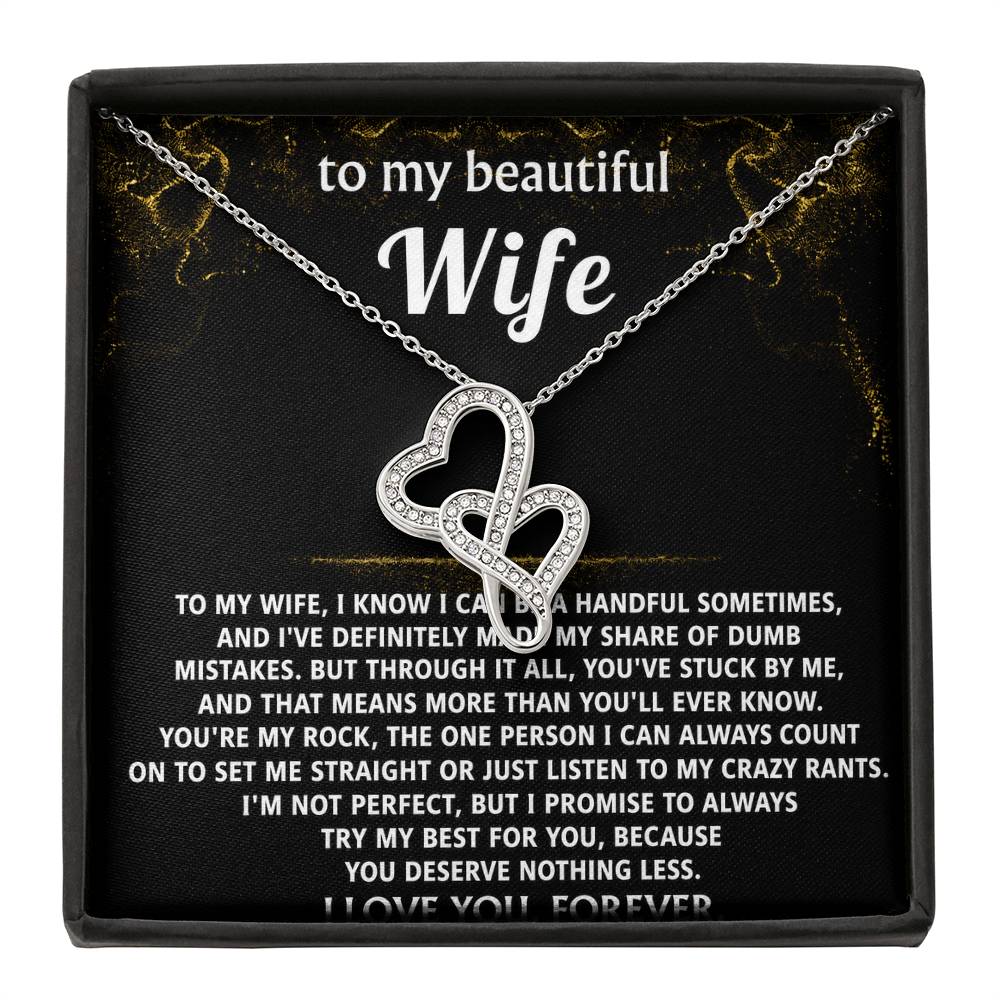 To My Wife, You're my rock, my everything.