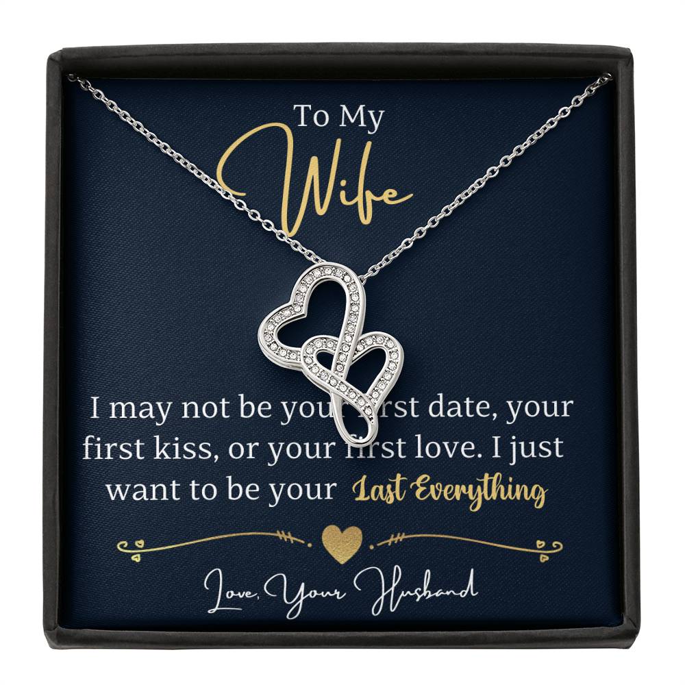 Heart to Heart Necklace The Perfect Gift for Your Wife - Handcrafted and Personalized-[Heartfelt Family Gift]