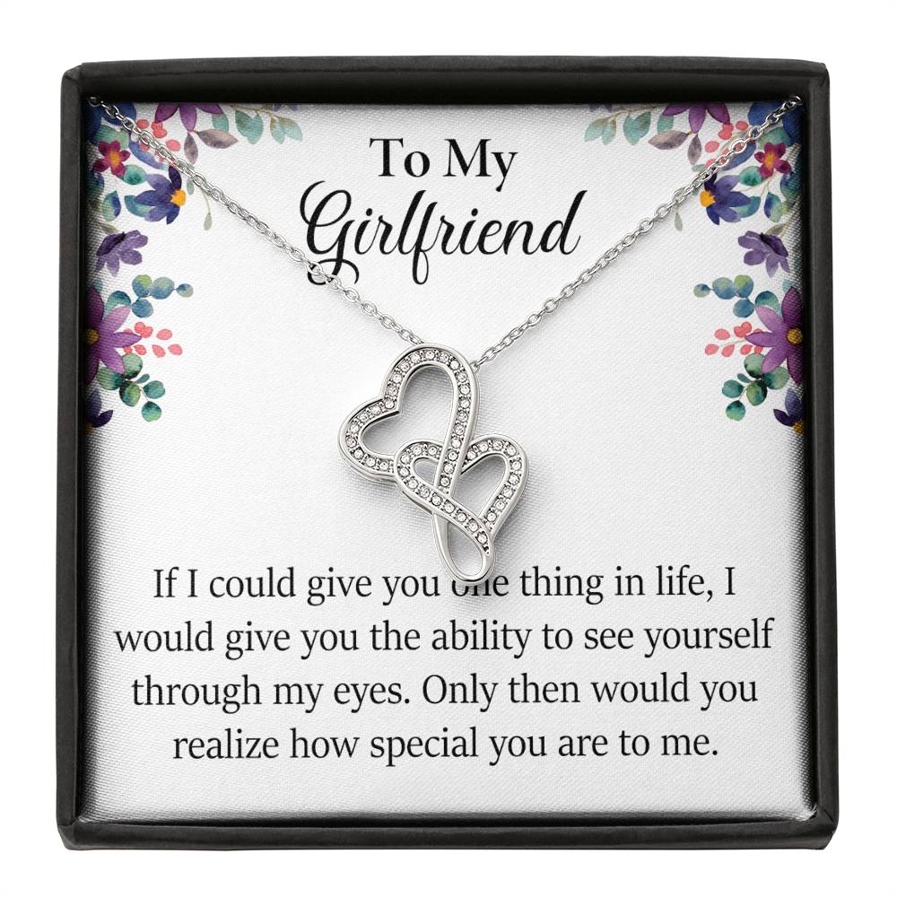 Girlfriend Heart to Heart Necklace Gift-[Heartfelt Family Gift]