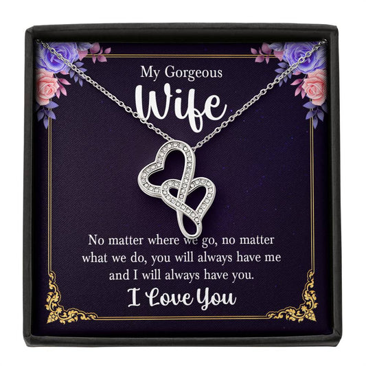 Wife Heart Necklace Gift-[Heartfelt Family Gift]
