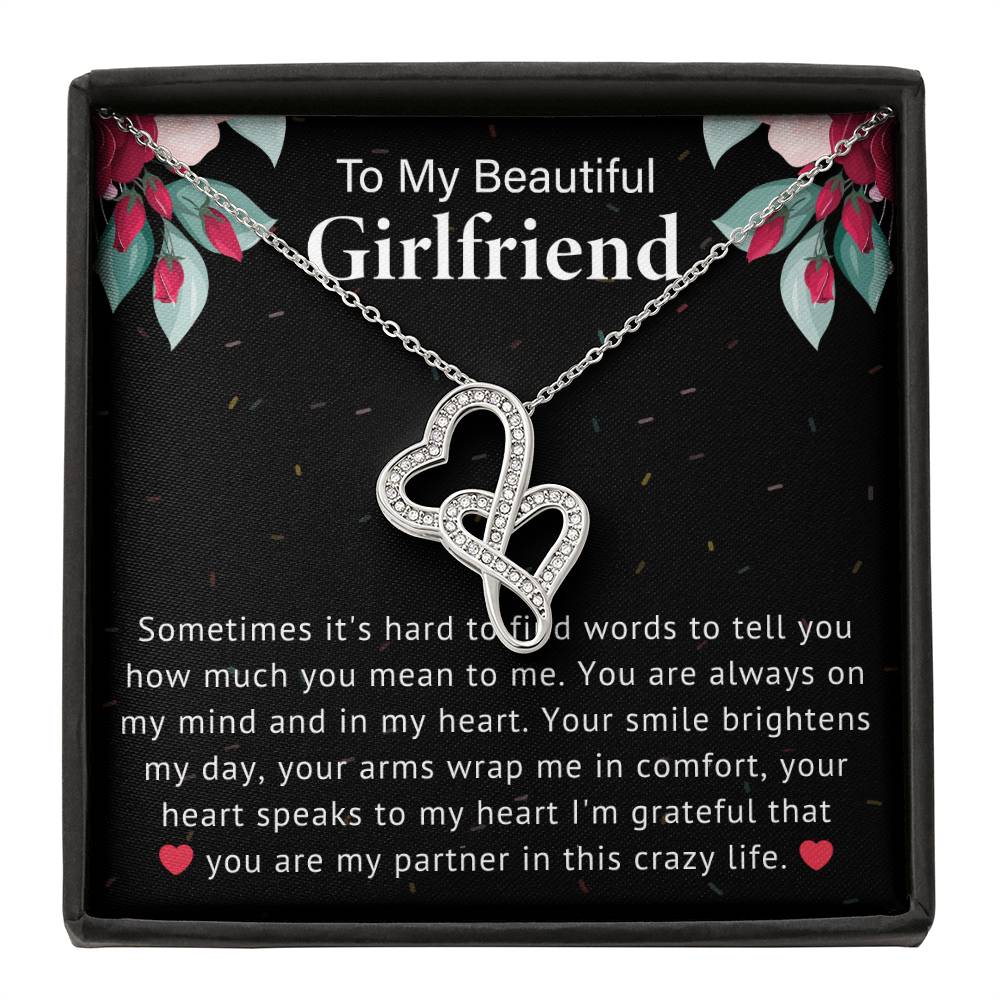 Girlfriend Heart to Heart Necklace Gift-[Heartfelt Family Gift]