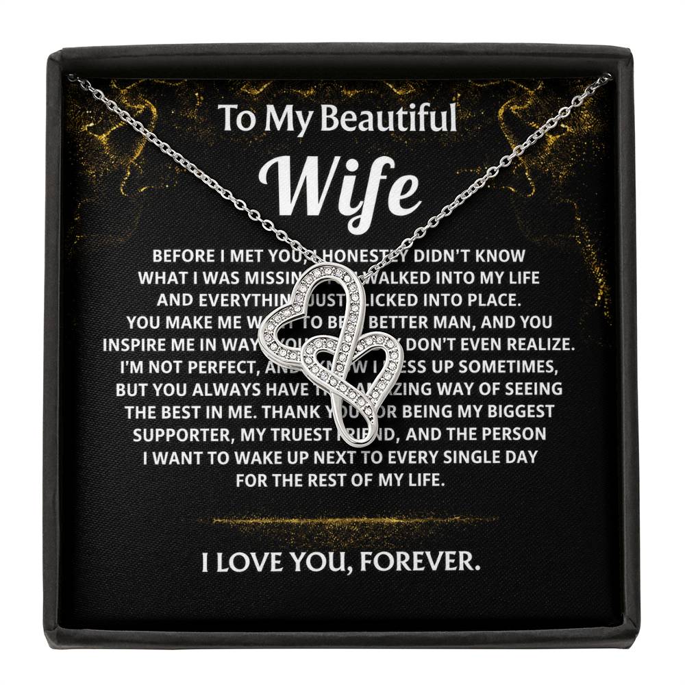 To My Wife, You complete my life, my love.
