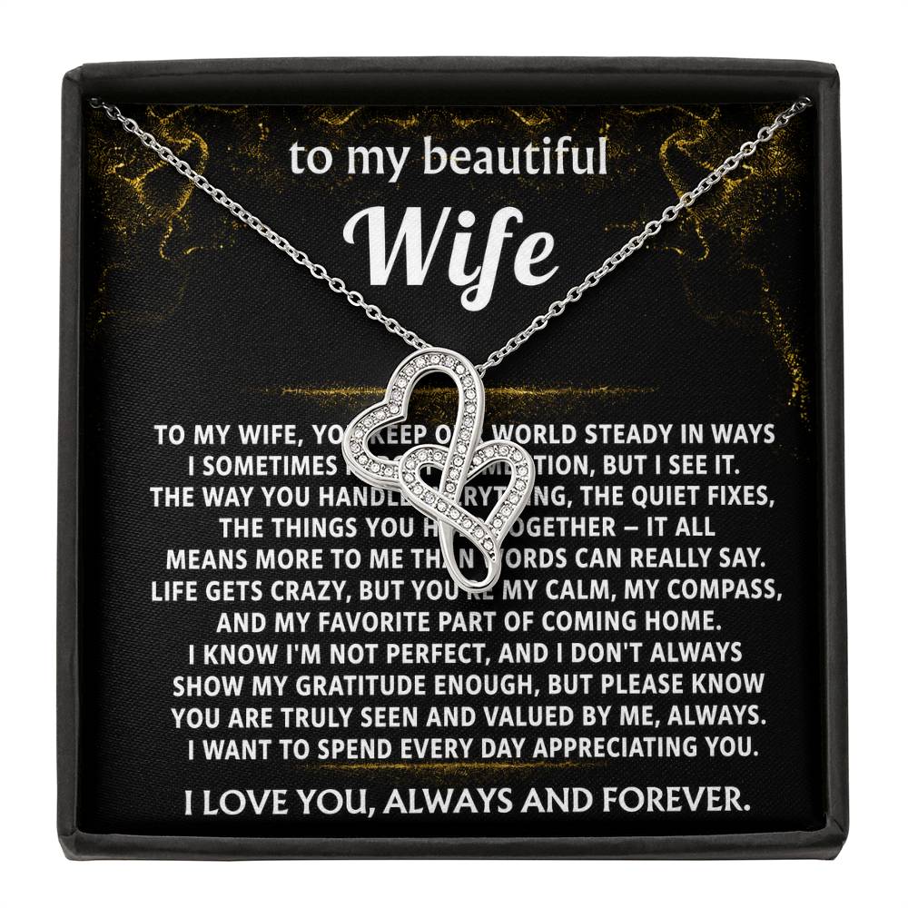 To My Wife, You are my calm, my compass.