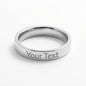 Engraved Women's Promise Ring