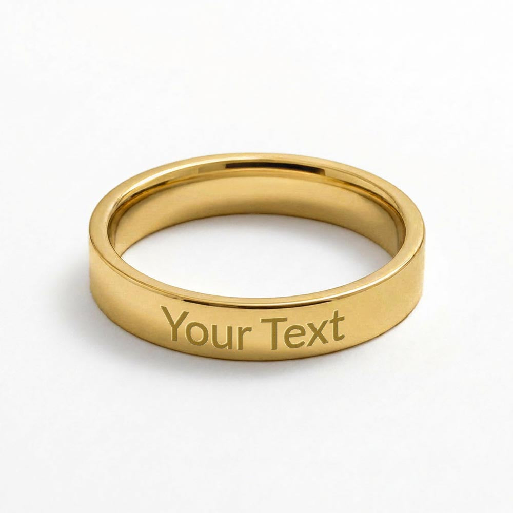 Class of 2026 Engraved Graduation Women's Ring Gift