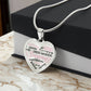 Nanny Engraved Heart Necklace-[Heartfelt Family Gift]