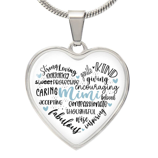 Mimi Heart Necklace-[Heartfelt Family Gift]