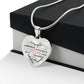 Mom Engraved Heart Necklace-[Heartfelt Family Gift]