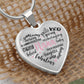 Nana  Engraved Heart Necklace-[Heartfelt Family Gift]