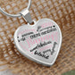 Nanny Engraved Heart Necklace-[Heartfelt Family Gift]