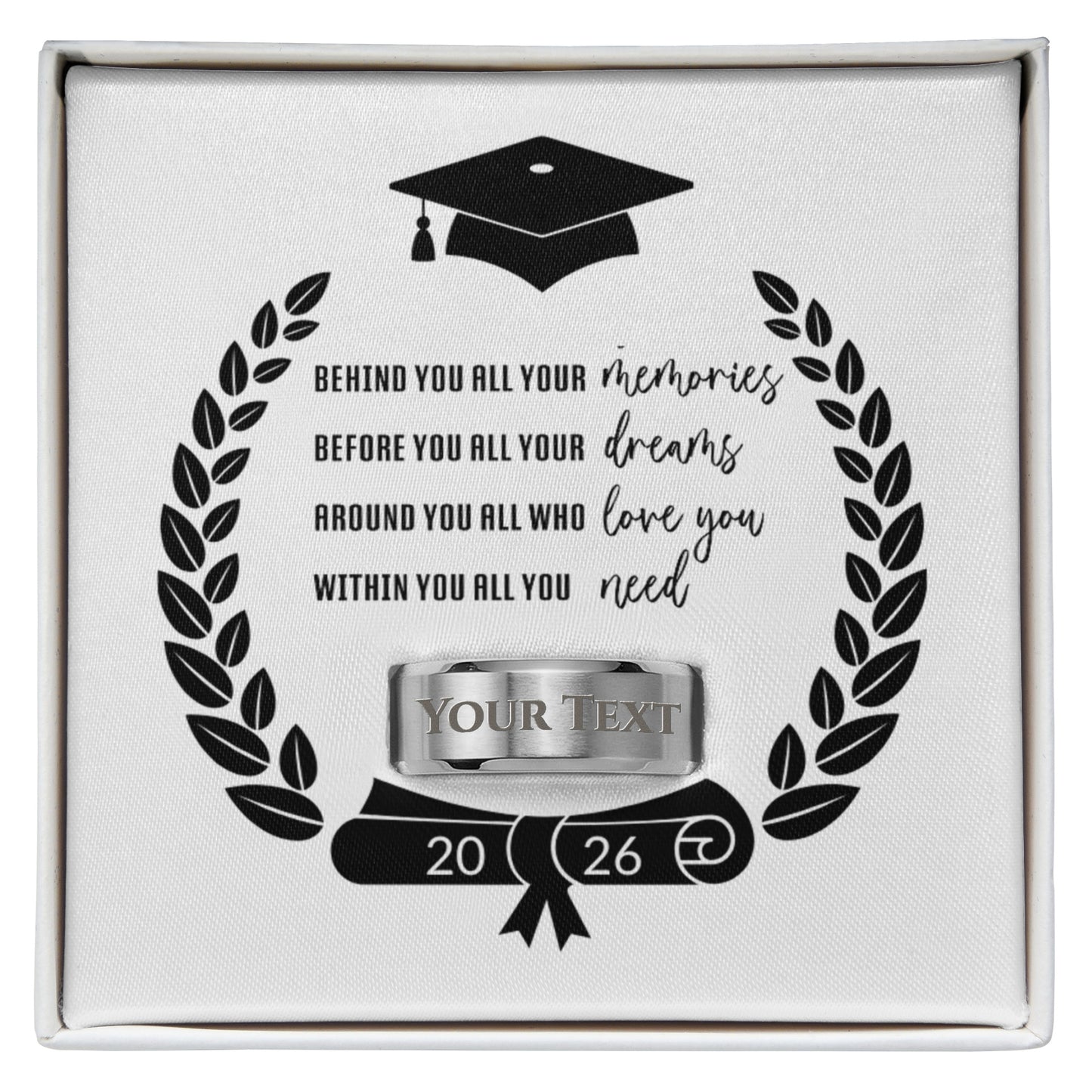 Class of 2026 Graduation Ring For Men