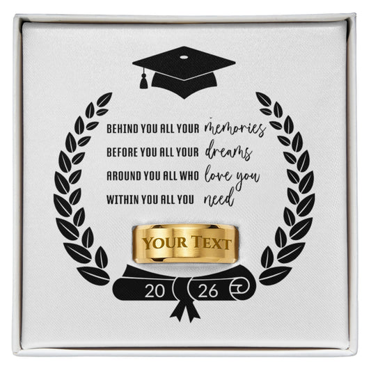 Class of 2026 Graduation Ring For Men