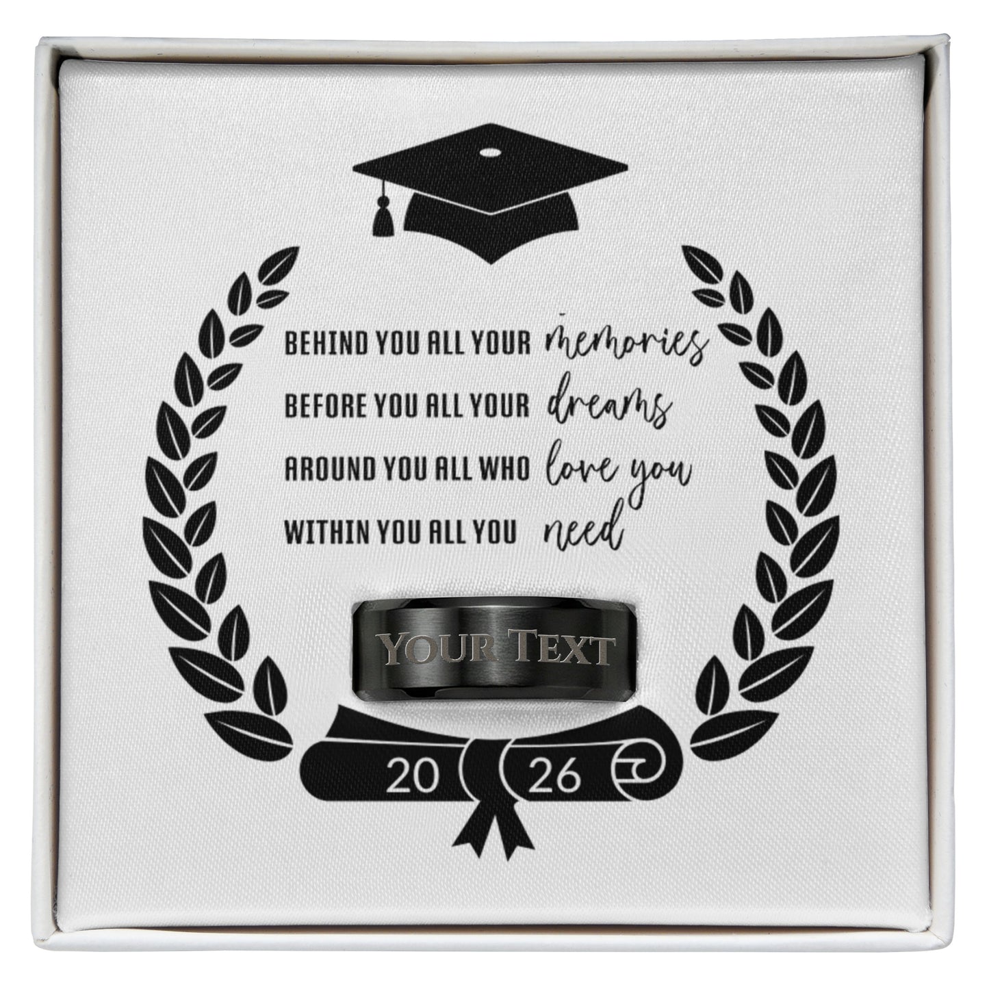 Class of 2026 Graduation Ring For Men