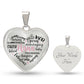 Nana  Engraved Heart Necklace-[Heartfelt Family Gift]