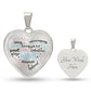 Mama Engraved Heart Necklace-[Heartfelt Family Gift]