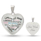 Mommy Engraved Heart Necklace-[Heartfelt Family Gift]