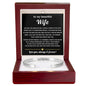 To My Beautiful Wife Engraved Cuff Bracelet Gift