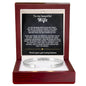 To My Wife Forever & Always Engraved Cuff Bracelet Gift