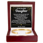Daughter Engraved Cuff Bracelet Gift