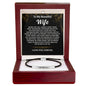 To My Wife Engraved Nylon Bracelet Gift from Husband