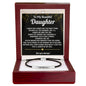 To My Daughter Engraved Nylon Bar Bracelet