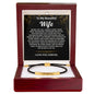 To My Wife Engraved Nylon Bracelet Gift from Husband