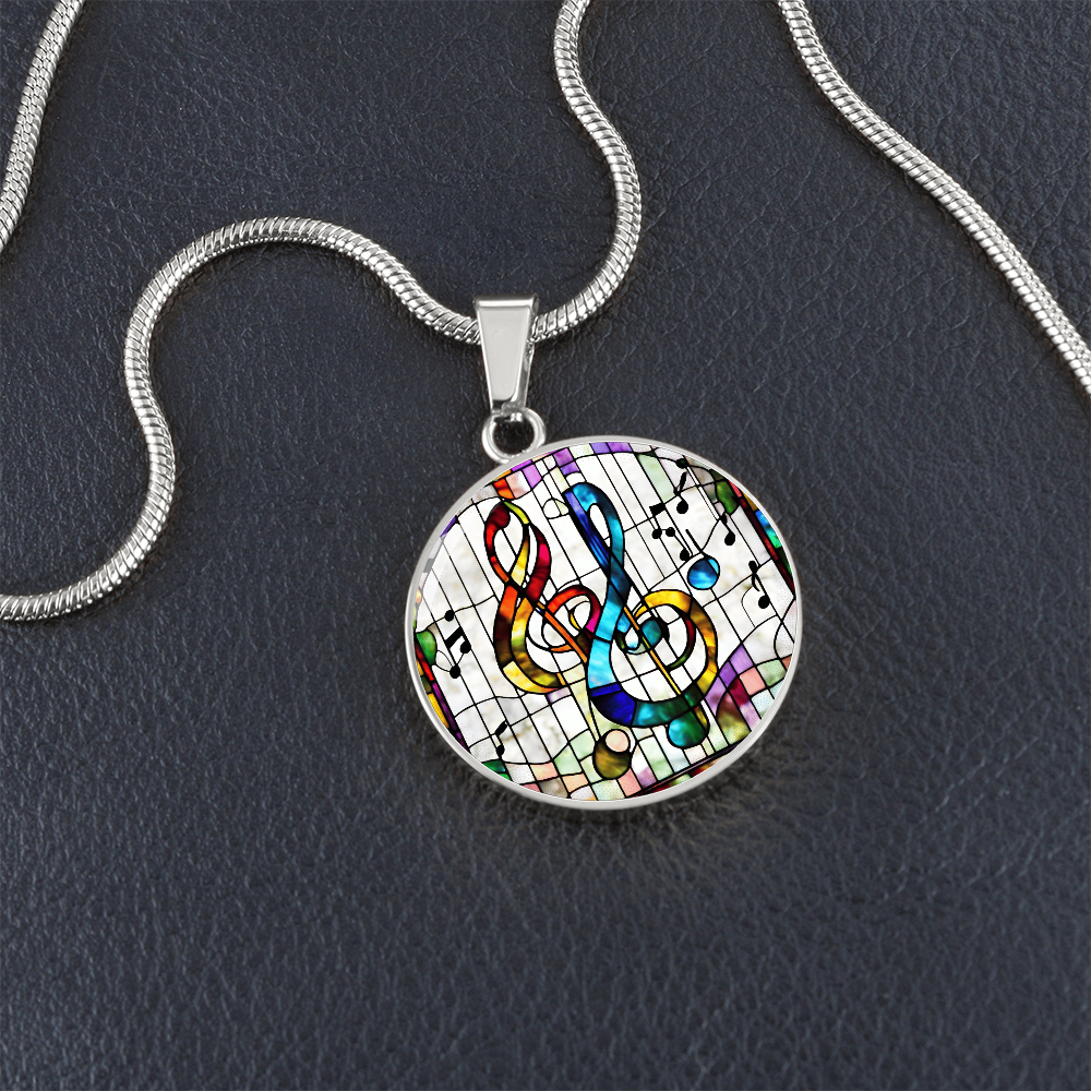 Engraved Music Note Necklace - Perfect Gift for Music Lovers-[Heartfelt Family Gift]