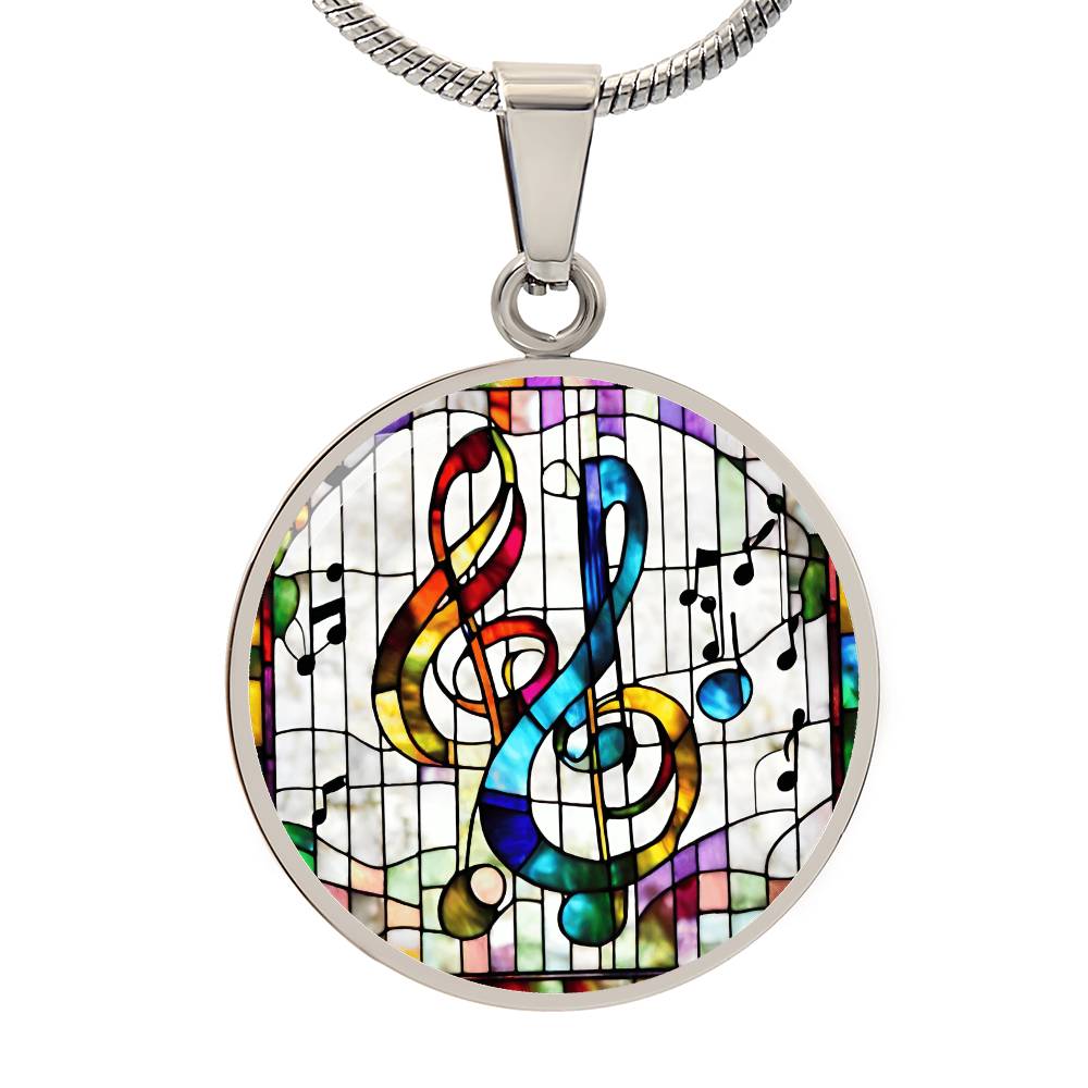 Engraved Music Note Necklace - Perfect Gift for Music Lovers-[Heartfelt Family Gift]