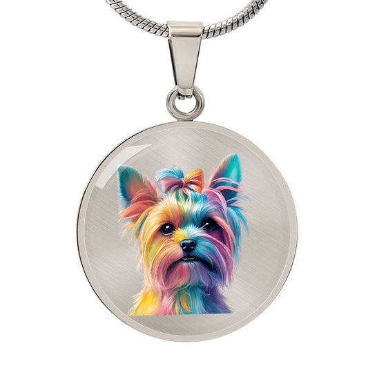 wc Yorkie necklace-[Heartfelt Family Gift]