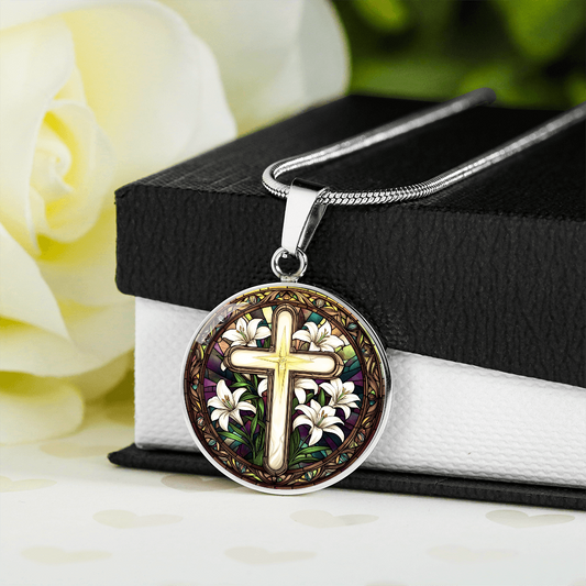 Personalized Christian Cross Necklace