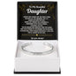 Daughter Engraved Cuff Bracelet Gift