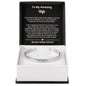 To My Amazing Wife Always & Forever Engraved Cuff Bracelet