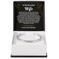 To My Wife Engraved Cuff Bracelet Gift from Husband