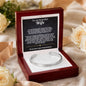 To My Wife Forever & Always Engraved Cuff Bracelet Gift