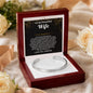 Wife Engraved Cuff Bracelet from Husband