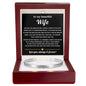 To My Beautiful Wife Engraved Cuff Bracelet Gift