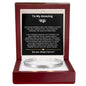 To My Amazing Wife Always & Forever Engraved Cuff Bracelet